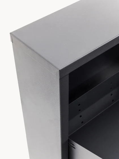 2er-Set – 1 bezahlt = 2 erhalten. Faltbares Wand-Schuhregal Caruso – Dunkelgrau