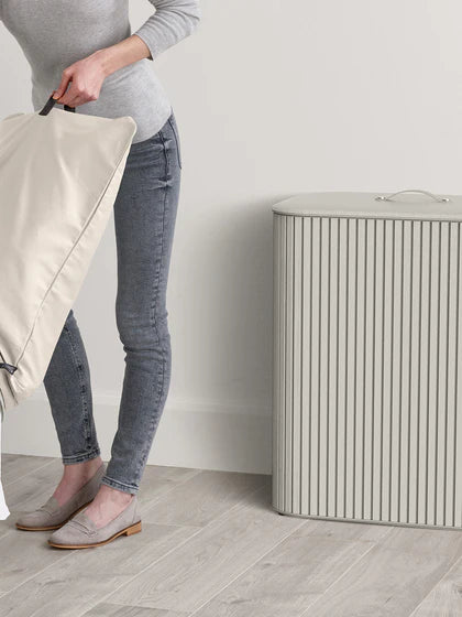 2er-Set – 1 bezahlt = 2 erhalten. Luxuriöser Wäschekorb mit 2 oder 3 Fächern