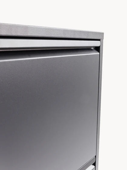 2er-Set – 1 bezahlt = 2 erhalten. Faltbares Wand-Schuhregal Caruso – Dunkelgrau