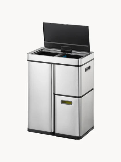 2er-Set – 1 bezahlt = 2 erhalten. Mirage Mülleimer mit Sensor, 30 L + 2 x 15 L