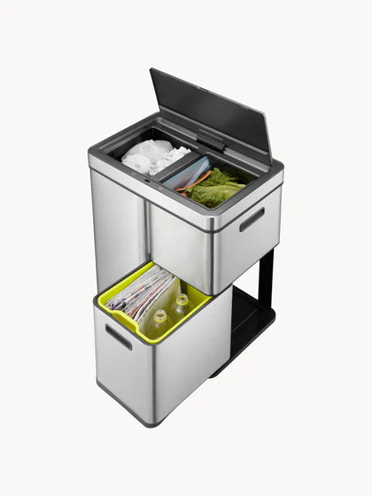 2er-Set – 1 bezahlt = 2 erhalten. Mirage Mülleimer mit Sensor, 30 L + 2 x 15 L